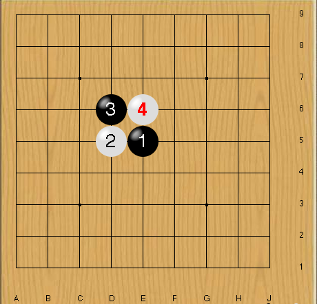 囲碁 9路盤 初心者向け記事その2 キリチガイ一方をノビよ 囲碁クエスト9路盤攻略